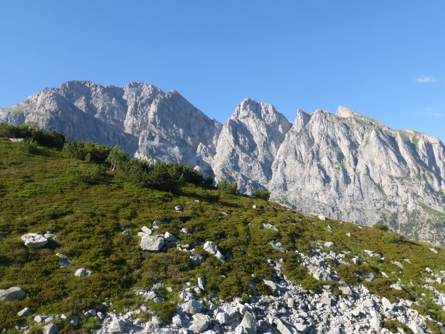 View to Marguareis from Rifugio Garelli