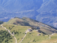 Rifugio La Riposa seen from above