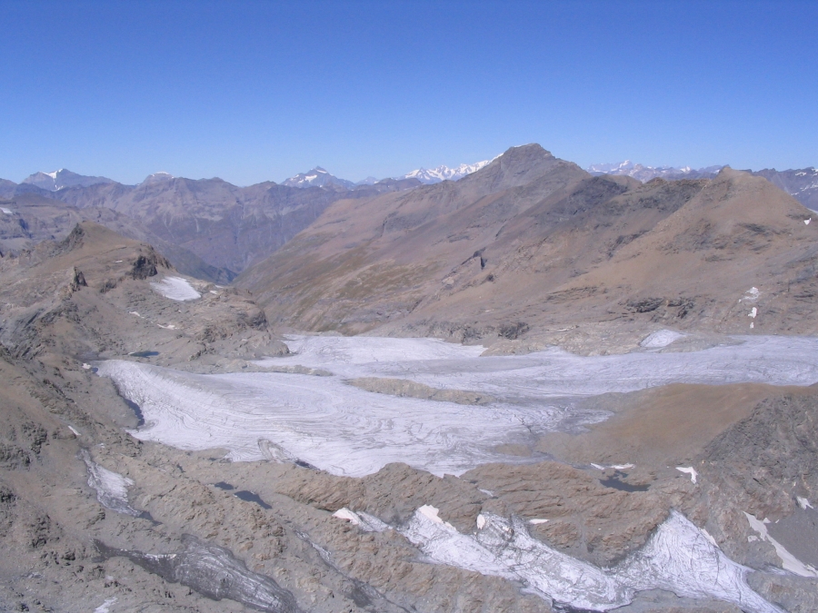 Glacier behind Rocciamelone